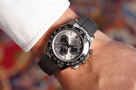 rolex daytona nero oro bianco|Rolex Daytona 116519LN White Gold Grey Dial Boite + Papiers .